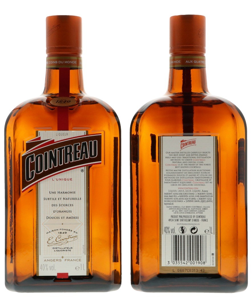 ᐉ Ликер Cointreau, 1 л. - Выгодная цена на ликер Куантро