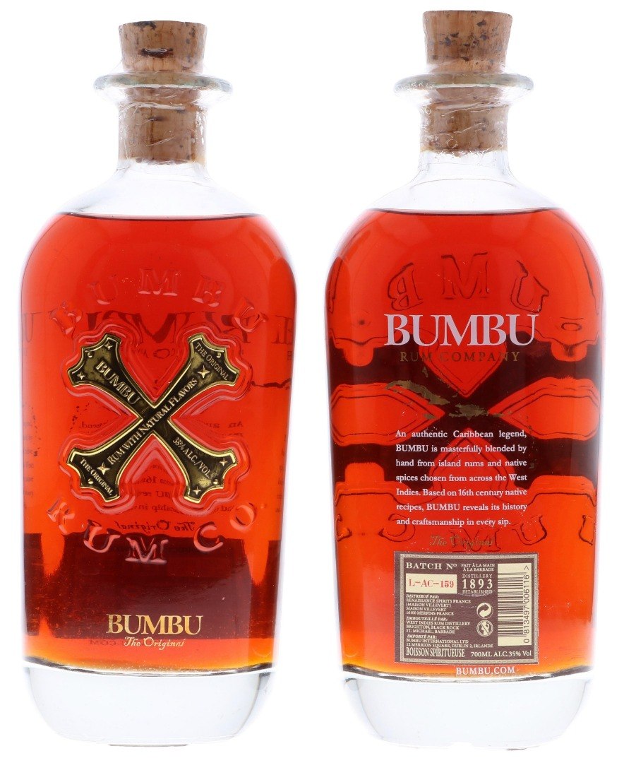 Boisson Spiritueuse Bumbu Original Spiced Rhum