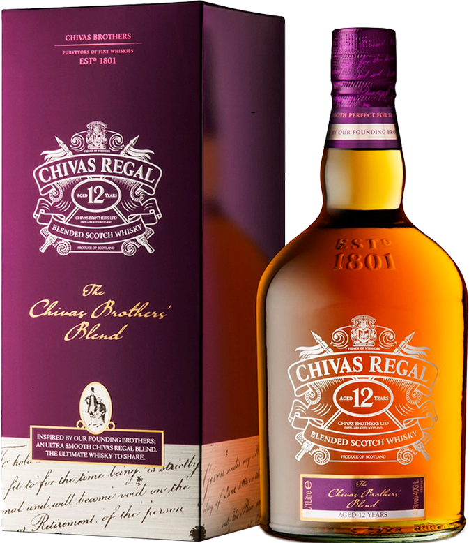 Chivas Regal 12yr 1.0L Blended Scotch Whisky