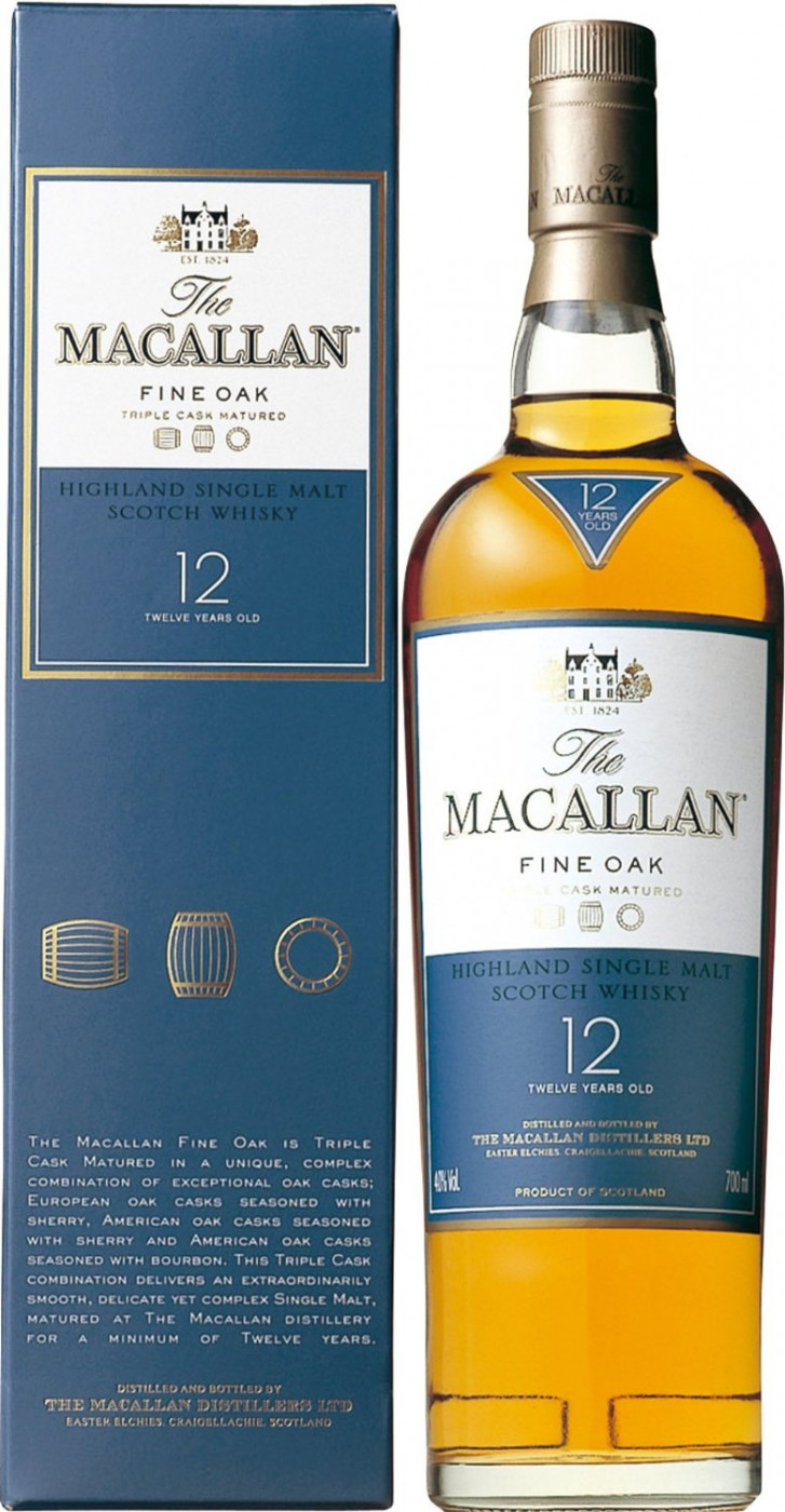 Macallan 12 years Double Cask - купить виски Макаллан 12 лет Дабл Каск л - цена