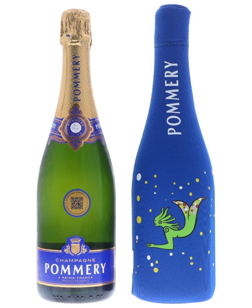 Champagne brut цена. Pommery Brut Royal. Pommery Brut Royal в коробке. Поммери брют рояль 0,375. Вино игр Pommery Brut Royal бел брют 0.75 л ПУ Франция.
