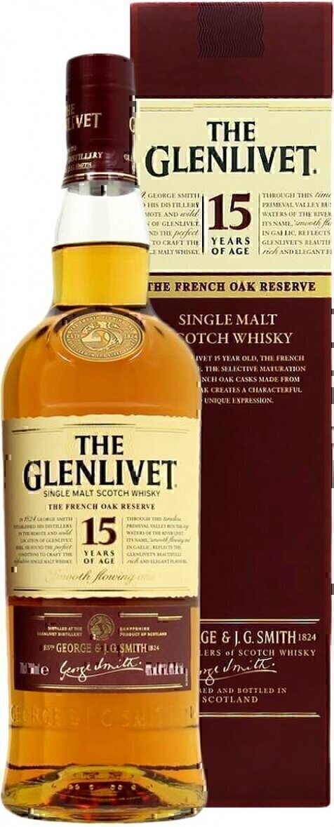 Glenlivet Скотч 15 лет 1 л.