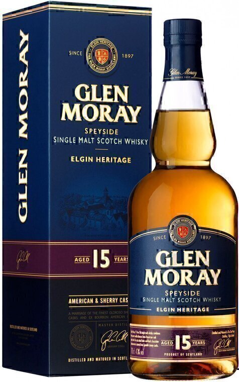 Glen Moray Скотч 15 лет 0,7 л.