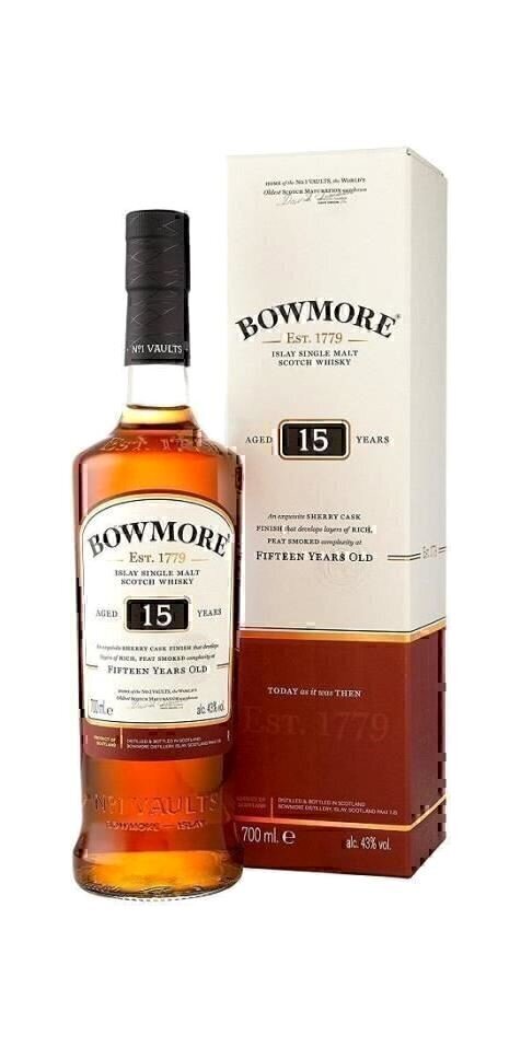 Bowmore Скотч 15 лет 0,7 л.