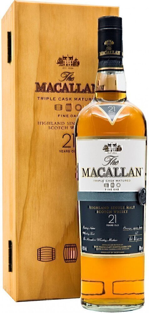 Macallan Скотч 21 год 0,7 л.
